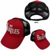Šiltovka The Beatles - Drop T Logo & Apple, Unisex,Čierna,Univerzálna Šiltovka The Beatles - Drop T Logo & Apple, Unisex,Čierna,Univerzálna