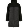 Čierny dámsky sherpa kabát Urban Classics Oversized Quilted 5XL