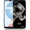 Picasee silikónový prehľadný obal pre Realme C21 - Astronaut Big Picasee silikónový prehľadný obal pre Realme C21 - Astronaut Big