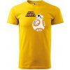 Sablio Tričko s potlačou Star Wars BB-8 s textom - žluté 3XL Sablio Tričko s potlačou Star Wars BB-8 s textom - žluté 3XL