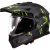 Motocyklová prilba LS2 MX702 Pioneer II XXL čierna matná so žltou ECE R22-06 Motocyklová prilba LS2 MX702 Pioneer II XXL čierna matná so žltou ECE R22-06
