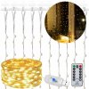 Závesová svetelná girlanda 200 LED, 2x2m, pre vnútorné použitie, USB napájanie, teplá biela (žltá) Springos Závesová svetelná girlanda 200 LED, 2x2m, pre vnútorné použitie, USB napájanie, teplá biela (žltá) Springos