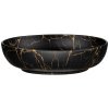 ArtCom Keramické umývadlo MONA MB12 | čierny mat/zlatá 52 cm ArtCom Keramické umývadlo MONA MB12 | čierny mat/zlatá 52 cm