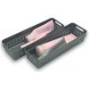 Sada 2 košíkov na organizáciu, organizéry do zásuvky KOLE 24 x 7,5 cm - sivý Sada 2 košíkov na organizáciu, organizéry do zásuvky KOLE 24 x 7,5 cm - sivý