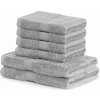 Sivé froté uteráky a osušky v súprave 6 ks s prímesou bambusu Bamby – DecoKing Sivé froté uteráky a osušky v súprave 6 ks s prímesou bambusu Bamby – DecoKing