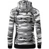 Stafordšírsky bulteriér EKG - Mikina dámska trendy zipper s kapucňou - 2XL ( Šedý maskáč ) Stafordšírsky bulteriér EKG - Mikina dámska trendy zipper s kapucňou - 2XL ( Šedý maskáč )