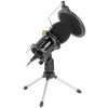 Rebel KOM1052 Štúdiový mikrofón pre PC so statívom PRO, čierny Rebel KOM1052 Štúdiový mikrofón pre PC so statívom PRO, čierny