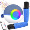 Karaoke Bezdrôtový mikrofón Bluetooth reproduktor pre deti 2 LED mikrofóny Karaoke Bezdrôtový mikrofón Bluetooth reproduktor pre deti 2 LED mikrofóny