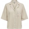 Only blúzka Noos Tokyo Life Shirt Moonbeam béžová