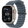 Apple Watch Ultra 3 49mm Přírodní titan s ocelově modrým oceánským řemínkem MEWH4QC/A Apple Watch Ultra 3 49mm Přírodní titan s ocelově modrým oceánským řemínkem MEWH4QC/A