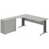 OFFICE PRO s.r.o. HOBIS kancelársky stôl pracovný, zostava pravá - CE 1800 HR P, sivá OFFICE PRO s.r.o. HOBIS kancelársky stôl pracovný, zostava pravá - CE 1800 HR P, sivá