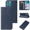 Peňaženkové kožené puzdro Closure na Motorola Edge 40 Neo - Modrá Peňaženkové kožené puzdro Closure na Motorola Edge 40 Neo - Modrá