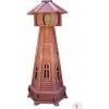 Drevený ozdobný maják do záhrady 110 cm so solárnym LED osvetlením Farba: Farba č. 2 Drevený ozdobný maják do záhrady 110 cm so solárnym LED osvetlením Farba: Farba č. 2