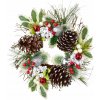 DOMMIO Vánoční věnec - se šiškami 30 cm
