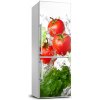 Foto nálepka na chladničku Paradajky a šalát 60x180 cm Foto nálepka na chladničku Paradajky a šalát 60x180 cm