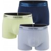 Calvin Klein Icon cotton stretch Metallic misty gray & lime tones