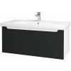 Dreja Kúpeľňová skriňa COLOR SZZ 100 - N01 Biela lesk / M17 Čierna mat Dreja Kúpeľňová skriňa COLOR SZZ 100 - N01 Biela lesk / M17 Čierna mat