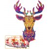 MixPick MixWood Animal Puzzle XXL - 3D drevené puzzle (5 vzorov) Mysterio: Jeleň + darčekové balenie MixPick MixWood Animal Puzzle XXL - 3D drevené puzzle (5 vzorov) Mysterio: Jeleň + darčekové balenie