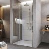 Mereo Sprchové dvere, Novea, pántové, 80x200 cm, chróm ALU, sklo Číre, ľavé prevedenie CK10111ZL Mereo Sprchové dvere, Novea, pántové, 80x200 cm, chróm ALU, sklo Číre, ľavé prevedenie CK10111ZL