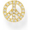 THOMAS SABO kusová náušnica Peace gold H2218-414-14 THOMAS SABO kusová náušnica Peace gold H2218-414-14