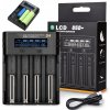 Štvorkanálová nabíjačka ESSAGER ECDQ-D401 s LCD displejom pre Li-ion a Ni-MH batérie Štvorkanálová nabíjačka ESSAGER ECDQ-D401 s LCD displejom pre Li-ion a Ni-MH batérie