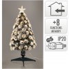Vianočný stromček zasnežený, osvetlenie optickými vláknami, výška 90 cm Vianočný stromček zasnežený, osvetlenie optickými vláknami, výška 90 cm