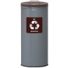 Alda Kôš na triedený odpad Eko 45 l, hnedé veko – bio, lakovaná oceľ, sivý Alda Kôš na triedený odpad Eko 45 l, hnedé veko – bio, lakovaná oceľ, sivý