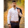 Pánska biela košeľa v slim fit strihu VSB1709, ZVOĽTE VEĽKOSŤ OBLEČENIA L Pánska biela košeľa v slim fit strihu VSB1709, ZVOĽTE VEĽKOSŤ OBLEČENIA L