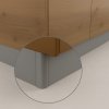 Interex Spojka rohová na kuchynský plastový sokel / Šedá 120 mm Interex Spojka rohová na kuchynský plastový sokel / Šedá 120 mm