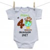 Boodyy Body s krátkym rukávom Už 4 mesiace objavujem svet 86 (12-18 mesiacov) Boodyy Body s krátkym rukávom Už 4 mesiace objavujem svet 86 (12-18 mesiacov)