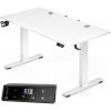 Casaria Výškovo nastaviteľný kancelársky stôl FLEXI, 140x60x72-117cm, biela 110187 Casaria Výškovo nastaviteľný kancelársky stôl FLEXI, 140x60x72-117cm, biela 110187