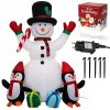 SNEHULIAK nafukovací SVIETIACI VEĽKÝ fúkaný LED 180cm nafukovadlo JUMIhome SNEHULIAK nafukovací SVIETIACI VEĽKÝ fúkaný LED 180cm nafukovadlo JUMIhome