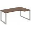 OFFICE PRO s.r.o. HOBIS kancelársky stôl tvarový, ergo ľavý - UE O 1800 60 L, orech OFFICE PRO s.r.o. HOBIS kancelársky stôl tvarový, ergo ľavý - UE O 1800 60 L, orech
