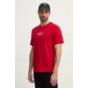 Tričko Tommy Hilfiger pánske, červená farba, s potlačou, MW0MW38980 S Tričko Tommy Hilfiger pánske, červená farba, s potlačou, MW0MW38980 S