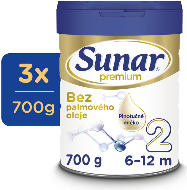 SUNAR 2 Premium 3 x 700 g