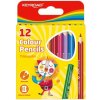 Farbičky KEYROAD Mini, trojuholníkové, 12 ks, mix farieb Farbičky KEYROAD Mini, trojuholníkové, 12 ks, mix farieb