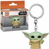 Prívesok na kľúče Star Wars The Mandalorian The Child with Cup Funko