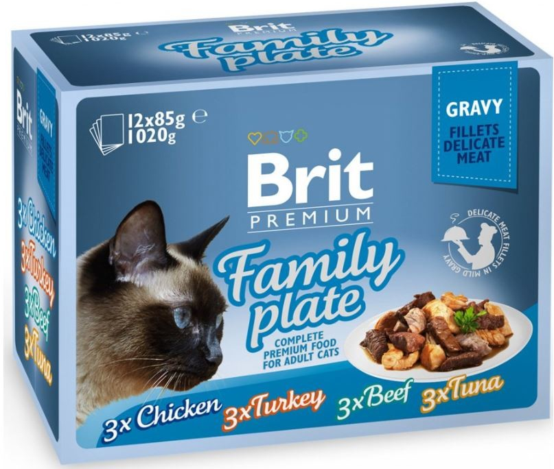 Brit cat Premium kaps. Gravy Family Pl. 1 kg
