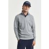 MIKINA GANT REG SHIELD HALF ZIP SWEAT GREY MELANGE MIKINA GANT REG SHIELD HALF ZIP SWEAT GREY MELANGE