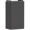 Hansgrohe Xelu Q Umývadlová skrinka, 63x34x27 cm, 1 dvierka, pánty vľavo, matná sivá/chróm 54012000-HG Hansgrohe Xelu Q Umývadlová skrinka, 63x34x27 cm, 1 dvierka, pánty vľavo, matná sivá/chróm 54012000-HG