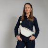 Dámska kožená kabelka krokodíl bedrová 34567/KAT01 čierna Dámska kožená kabelka krokodíl bedrová 34567/KAT01 čierna