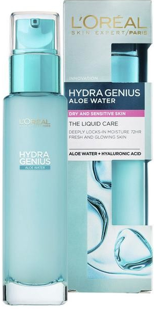 L\'Oréal Hydra Genius Aloe Water pleťový gel krém pro suchou a citlivou pleť 70 ml
