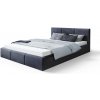 Wilsondo Čalúnená manželská posteľ s úložným priestorom Izabela - čierna Rozmer: 180x200 Wilsondo Čalúnená manželská posteľ s úložným priestorom Izabela - čierna Rozmer: 180x200