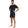Gina 79150 pánské pyžamo krátké tm.modré