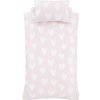 Ružové flanelové detské obliečky na dvojlôžko 200x200 cm Hearts – Catherine Lansfield Ružové flanelové detské obliečky na dvojlôžko 200x200 cm Hearts – Catherine Lansfield