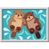 RAVENSBURGER Malování podle čísel Vydří souznění 13 x 18 cm
