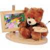 Small Foot dřevěný dekorativní stojánek s medvídkem