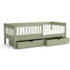 Wilsondo Detská drevená posteľ s úložným priestorom 200x90 Lesanka - olivová Wilsondo Detská drevená posteľ s úložným priestorom 200x90 Lesanka - olivová
