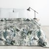 Eurofirany Prehoz 200x220 cm s tropickým motívom, zelený a strieborný Eurofirany Prehoz 200x220 cm s tropickým motívom, zelený a strieborný