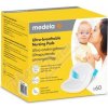 MEDELA Prsné vložky jednorazové ultra priedušné 60 kusov MEDELA Prsné vložky jednorazové ultra priedušné 60 kusov